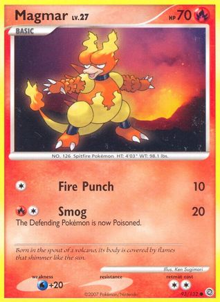 Magmar 93/132 - Secret Wonders Reverse Holofoil - Poke-Collect