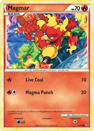 Magmar 52/95 - Unleashed - Poke-Collect