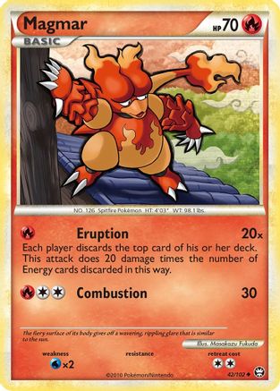Magmar 42/102 - Triumphant - Poke-Collect