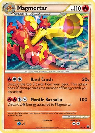 Magmortar 2/95 - Unleashed Holofoil - Poke-Collect
