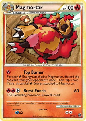 Magmortar 27/102 - HSTriumphant Reverse Holofoil