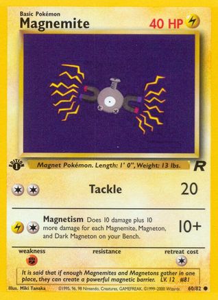 Magnemite 60/82 - Team Rocket Unlimited - Poke-Collect