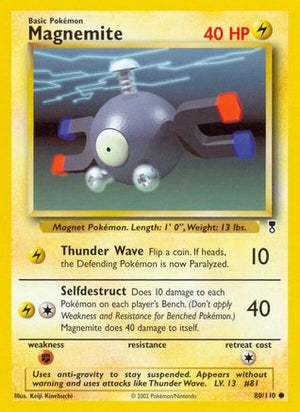 Magnemite 80/110 - Legendary Collection Reverse Holofoil - Poke-Collect