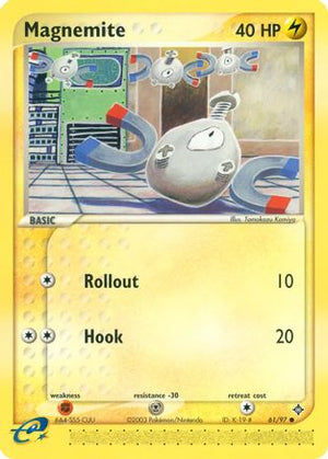 Magnemite - 61/97 61/97 - Dragon Reverse Holofoil