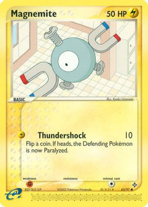 Magnemite 63/97 - Dragon Reverse Holofoil