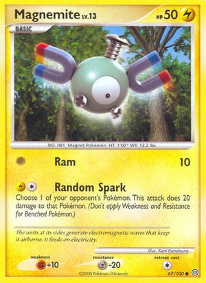 Magnemite 67/100 - Stormfront Reverse Holofoil - Poke-Collect