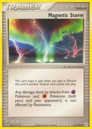 Magnetic Storm 91/101 - Hidden Legends Reverse Holofoil - Poke-Collect