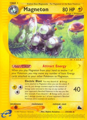 Magneton 19/144 - Skyridge Reverse Holofoil