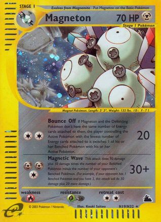 Magneton (H19) H19/144 - Skyridge Holofoil - Poke-Collect