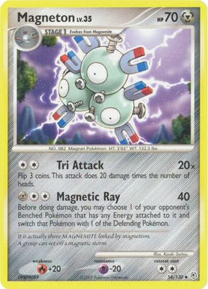 Magneton 54/130 - Diamond & Pearl Reverse Holofoil - Poke-Collect