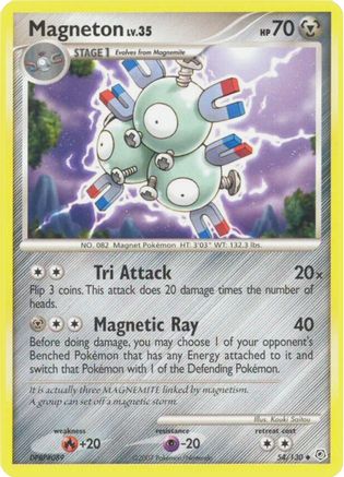 Magneton 54/130 - Diamond and Pearl Reverse Holofoil - Poke-Collect