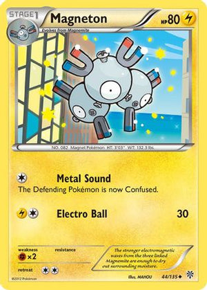 Magneton 44/135 - Plasma Storm Reverse Holofoil - Poke-Collect