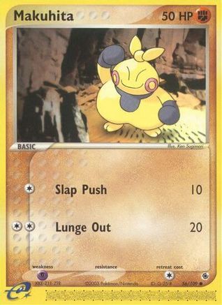 Makuhita - 56109 56/109 - Ruby and Sapphire Reverse Holofoil - Poke-Collect