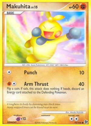 Makuhita 78/106 - Great Encounters Reverse Holofoil - Poke-Collect