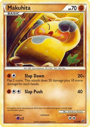 Makuhita 55/90 - Undaunted Reverse Holofoil - Poke-Collect