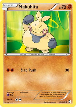 Makuhita 82/149 - Boundaries Crossed Reverse Holofoil - Poke-Collect