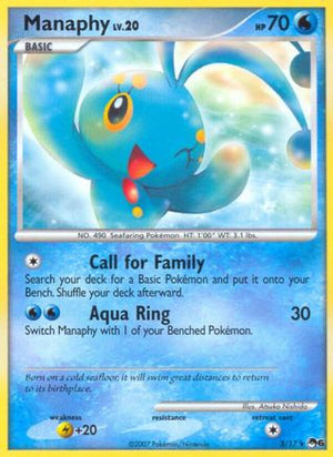 Manaphy 3/17 - POP Series 6 Holofoil - Poke-Collect