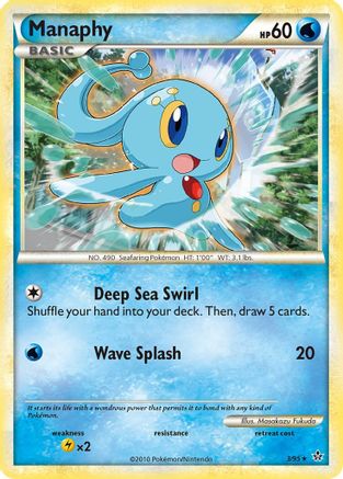 Manaphy 3/95 - Unleashed Holofoil - Poke-Collect