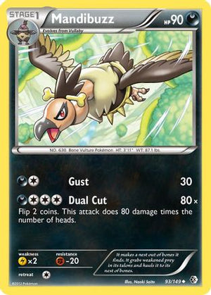 Mandibuzz 93/149 - Boundaries Crossed Reverse Holofoil - Poke-Collect