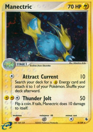 Manectric 9/109 - Ruby & Sapphire Holofoil - Poke-Collect