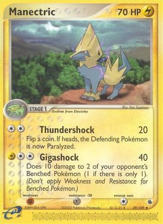 Manectric - 39/109 39/109 - Ruby and Sapphire Reverse Holofoil - Poke-Collect