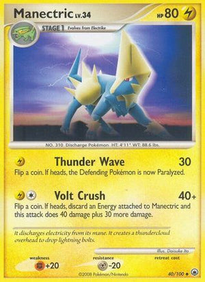 Manectric 40/100 - Majestic Dawn Reverse Holofoil - Poke-Collect