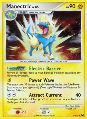 Manectric 11/127 - Platinum Reverse Holofoil