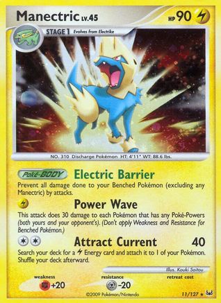 Manectric 11/127 - Platinum Reverse Holofoil - Poke-Collect