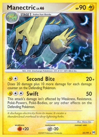 Manectric 22/99 - Arceus Reverse Holofoil - Poke-Collect