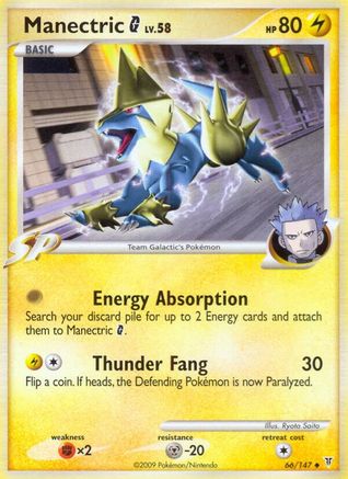 Manectric G 66/147 - Supreme Victors Reverse Holofoil - Poke-Collect
