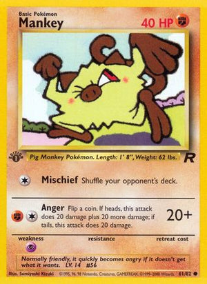 Mankey 61/82 - Team Rocket Unlimited - Poke-Collect