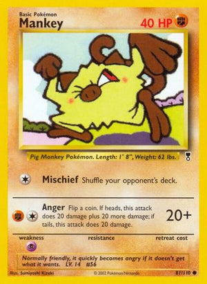 Mankey 81/110 - Legendary Collection Reverse Holofoil - Poke-Collect