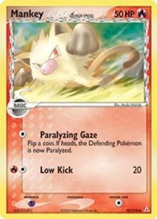 Mankey (Delta Species) 70/110 - Holon Phantoms - Poke-Collect