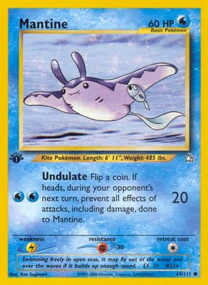 Mantine 64/111 - Neo Genesis 1st Edition - Poke-Collect