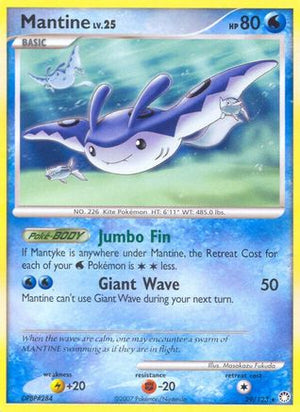 Mantine 29/123 - Mysterious Treasures - Poke-Collect
