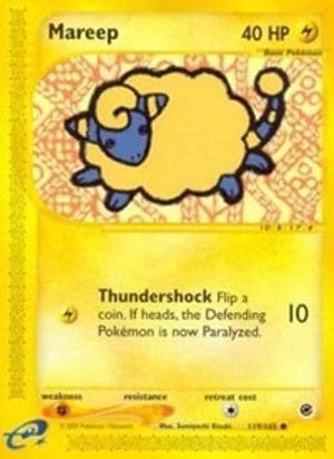 Mareep 119/165 - Expedition Base Set Reverse Holofoil - Poke-Collect