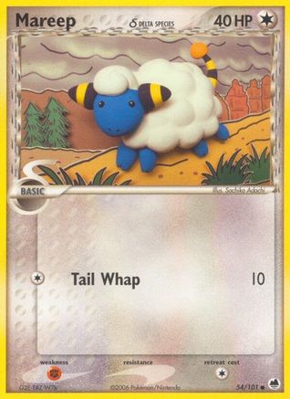 Mareep δ 54/101 - Dragon Frontiers - Poke-Collect