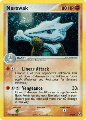 Marowak 7/112 - FireRed & LeafGreen Reverse Holofoil - Poke-Collect