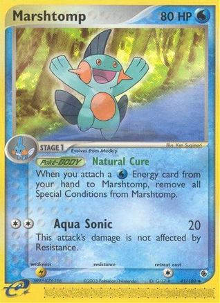 Marshtomp - 41/109 41/109 - Ruby and Sapphire Reverse Holofoil - Poke-Collect