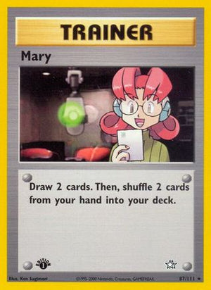 Mary 87/111 - Neo Genesis 1st Edition - Poke-Collect