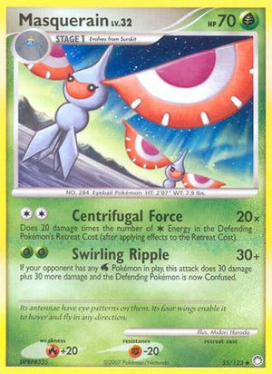 Masquerain 55/123 - Mysterious Treasures - Poke-Collect