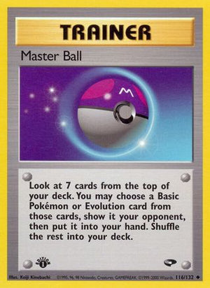 Master Ball 116/132 - Gym Challenge Unlimited - Poke-Collect