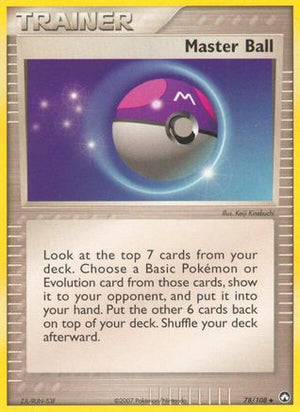 Master Ball 78/108 - Power Keepers Reverse Holofoil - Poke-Collect