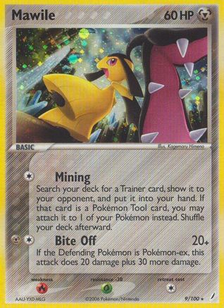 Mawile 9/100 - Crystal Guardians Reverse Holofoil - Poke-Collect