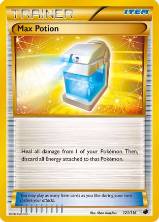 Max Potion (121 Secret Rare) 121/116 - Plasma Freeze Holofoil - Poke-Collect