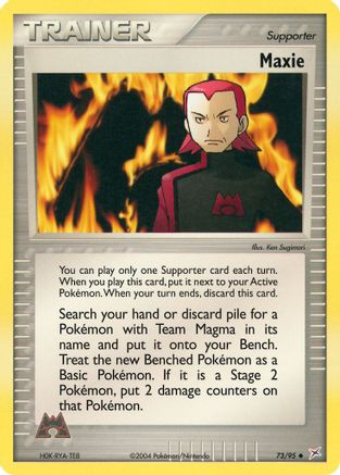 Maxie 73/95 - Team Magma vs Team Aqua - Poke-Collect