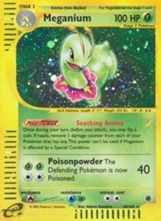 Meganium (18) 18/165 - Expedition Reverse Holofoil - Poke-Collect