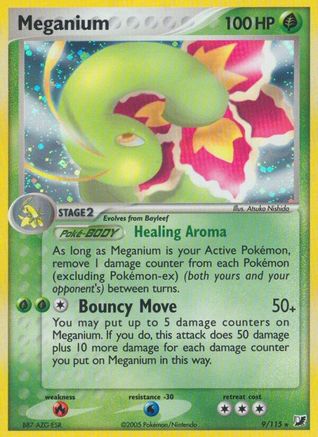 Meganium 9/115 - Unseen Forces Reverse Holofoil - Poke-Collect