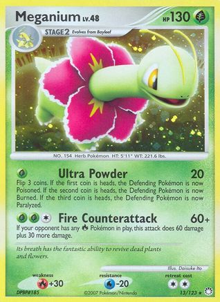 Meganium 13/123 - Mysterious Treasures Holofoil - Poke-Collect