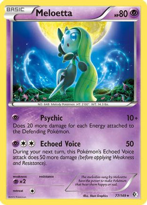 Meloetta 77/149 - Boundaries Crossed Holofoil - Poke-Collect